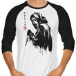 Woodsboro Killer Sumi-e - 3/4 Sleeve Raglan T-Shirt