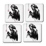 Woodsboro Killer Sumi-e - Coasters