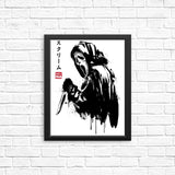 Woodsboro Killer Sumi-e - Posters & Prints