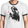 Woodsboro Killer Sumi-e - Ringer T-Shirt