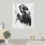 Woodsboro Killer Sumi-e - Wall Tapestry