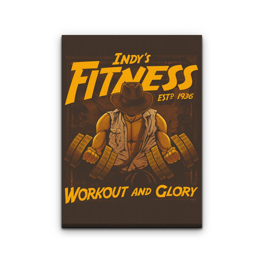 Workout and Glory - Canvas Print