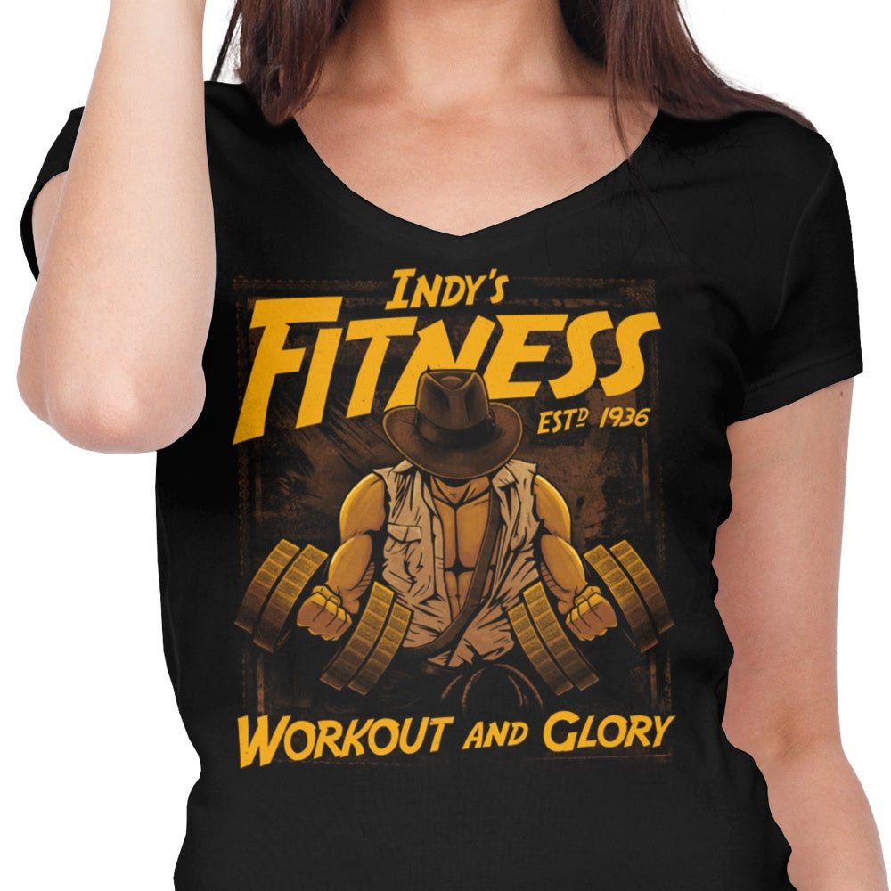 Workout and Glory - Women's V-Neck