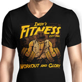 Workout and Glory - Men's V-Neck