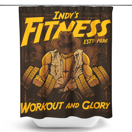 Workout and Glory - Shower Curtain