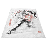 World Warrior Sumi-e - Fleece Blanket