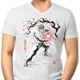 World Warrior Sumi-e - Men's V-Neck