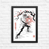 World Warrior Sumi-e - Posters & Prints