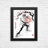 World Warrior Sumi-e - Posters & Prints