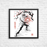 World Warrior Sumi-e - Posters & Prints