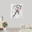 World Warrior Sumi-e - Wall Tapestry