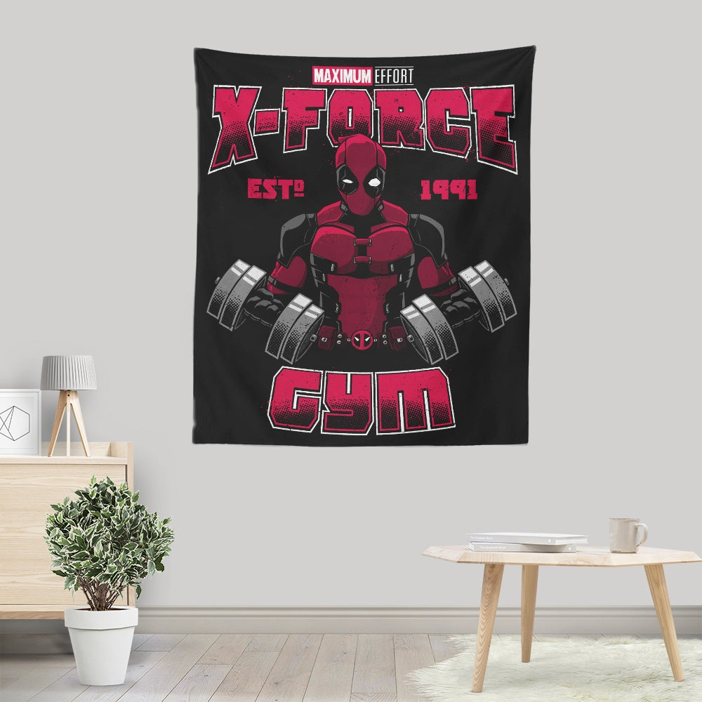 X-Force Gym - Wall Tapestry