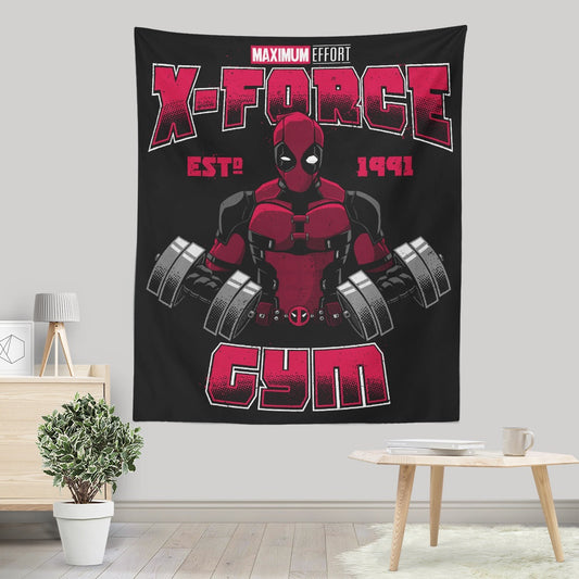 X-Force Gym - Wall Tapestry