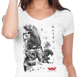 Xeno Invasion - Women's V-Neck