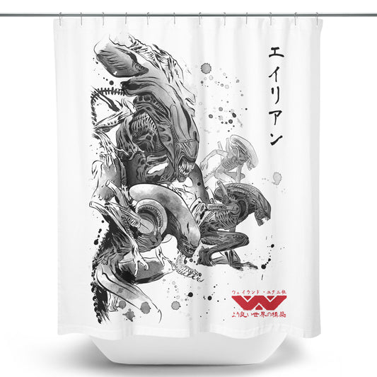 Xeno Invasion - Shower Curtain
