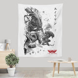 Xeno Invasion - Wall Tapestry