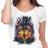 Xeno Shall Not Pass - Women's V-Neck