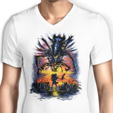 Xeno Shall Not Pass - Men's V-Neck