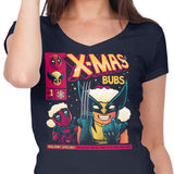 Xmas Bubs - Women's V-Neck