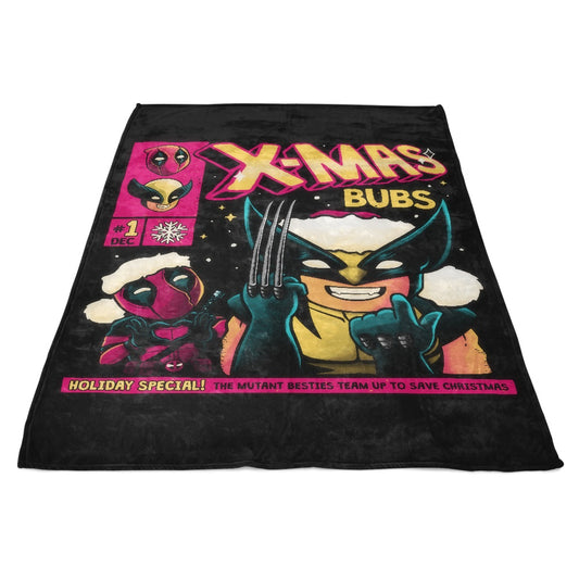 Xmas Bubs - Fleece Blanket