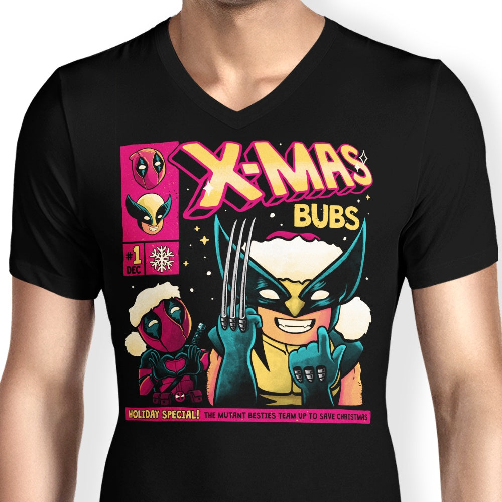 Xmas Bubs - Men's V-Neck