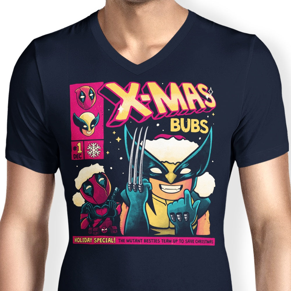Xmas Bubs - Men's V-Neck