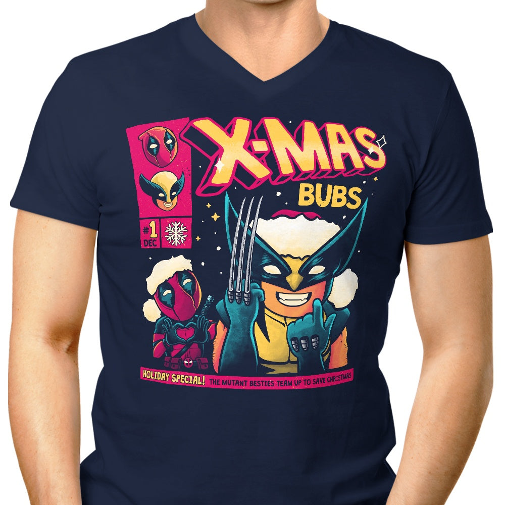 Xmas Bubs - Men's V-Neck