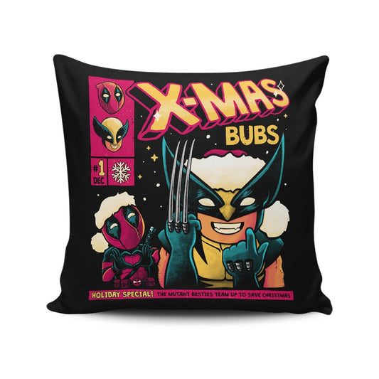 Xmas Bubs - Throw Pillow