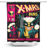 Xmas Bubs - Shower Curtain