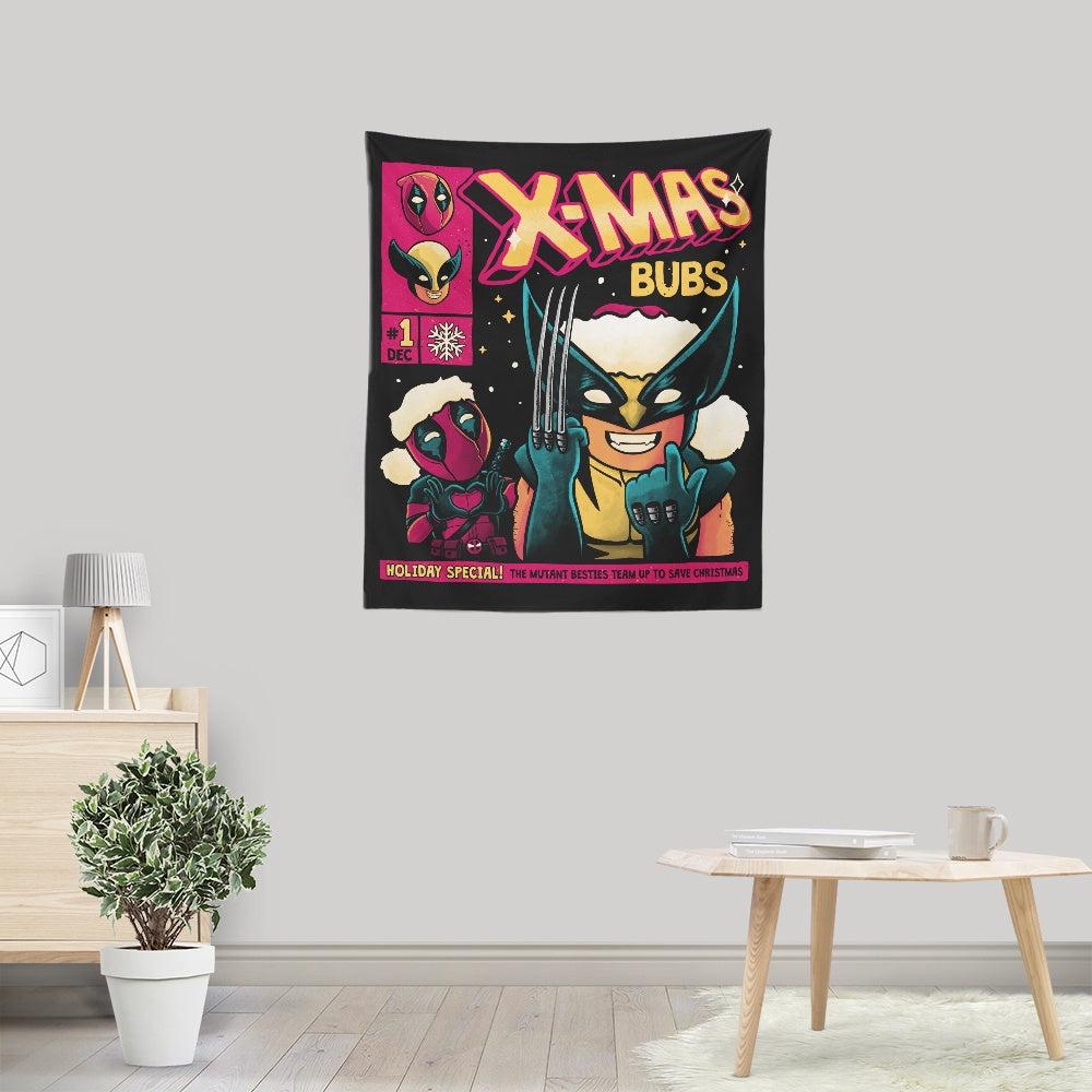 Xmas Bubs - Wall Tapestry