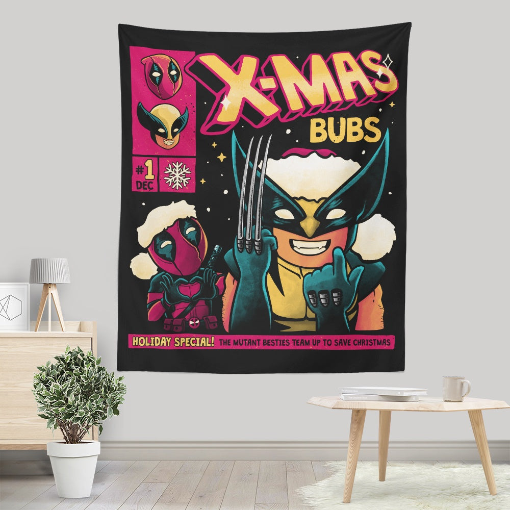 Xmas Bubs - Wall Tapestry