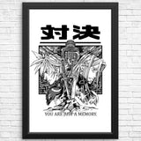 You Are Just a Memory - Posters & Prints