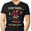 Your Email Will Never Find Me - Men's V-Neck