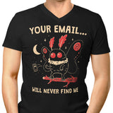Your Email Will Never Find Me - Men's V-Neck