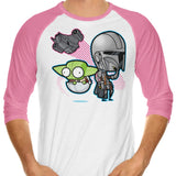 Zim Djarin - 3/4 Sleeve Raglan T-Shirt