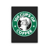 100 Cups of Coffee - Canvas Print