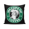 100 Cups of Coffee - Throw Pillow
