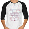 3DS - 3/4 Sleeve Raglan T-Shirt