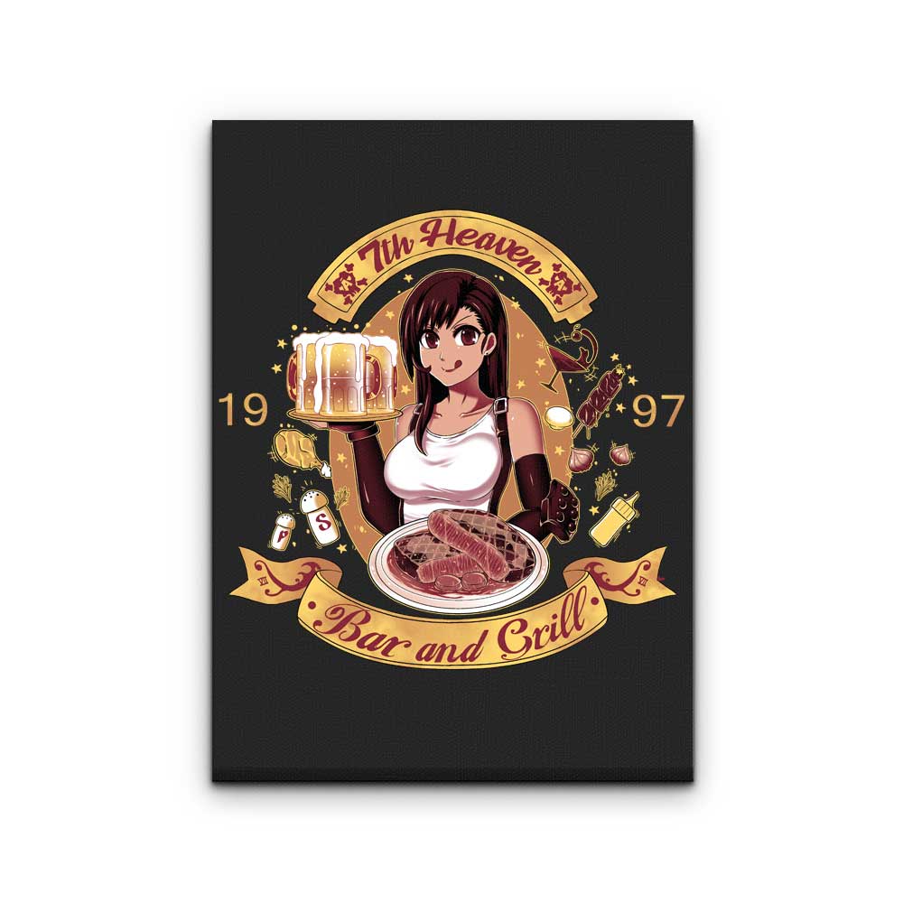 7th Heaven Bar and Grill - Canvas Print