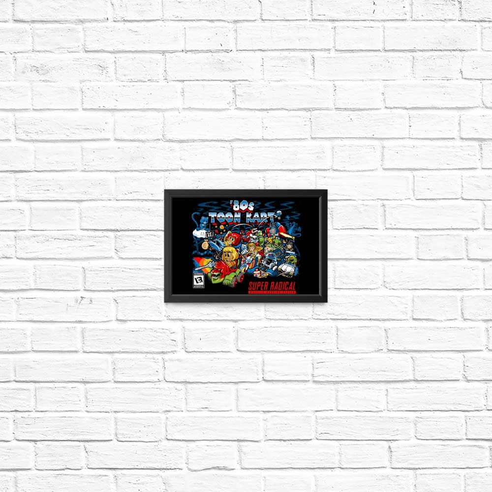 80's Toon Kart - Posters & Prints