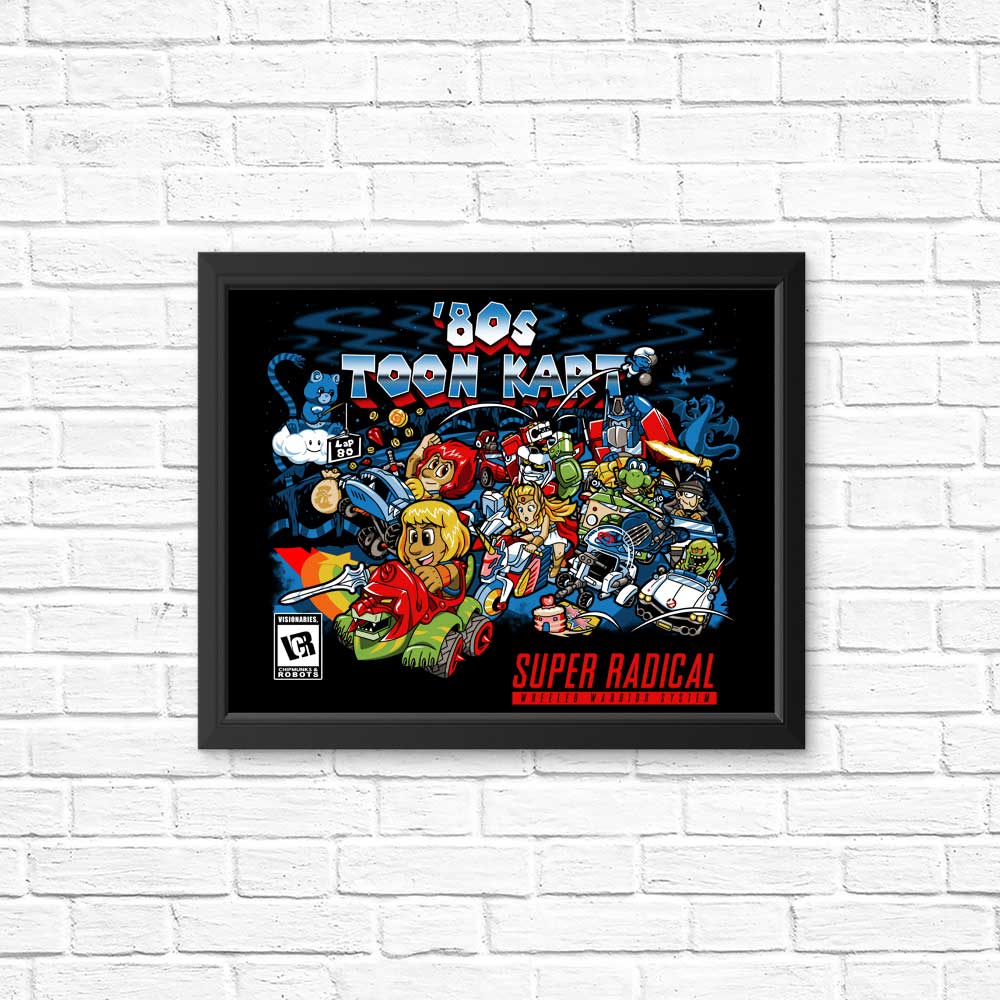 80's Toon Kart - Posters & Prints
