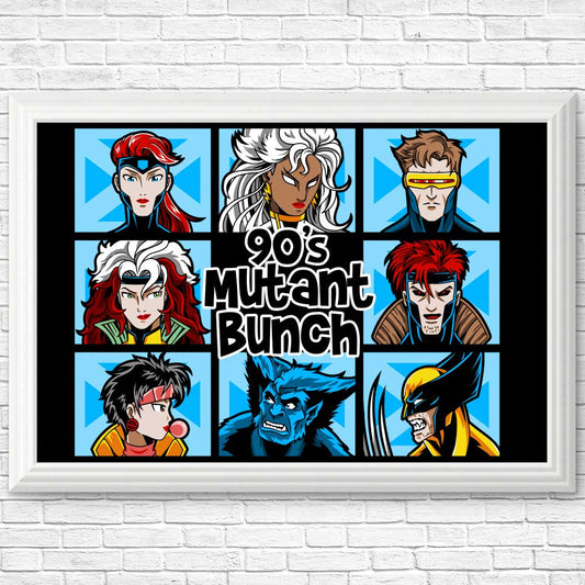 90's Mutant Bunch - Posters & Prints