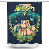 A Cat to the Past - Shower Curtain
