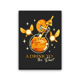 A Drink to the Past - Canvas Print