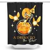 A Drink to the Past - Shower Curtain