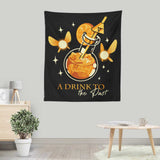 A Drink to the Past - Wall Tapestry