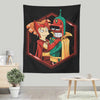A Futuristic Couple - Wall Tapestry