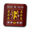 A Lion Always Wraps Their Gifts - Coasters