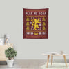 A Lion Always Wraps Their Gifts - Wall Tapestry