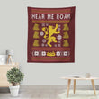A Lion Always Wraps Their Gifts - Wall Tapestry